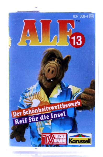 Alf MC Hörspielkassette Folge 13 - Der Schönheitswettbewerb & Reif für die Insel von Karussell